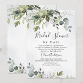 Elegant Eucalyptus groen Vrijgezellenfeest per pos Kaart (Voorkant / Achterkant)