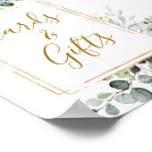 Elegant Eucalyptus Kaarten en cadeaubonnen Poster (Hoek)
