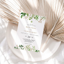 Elegant Eucalyptus Leaf Greenery Wedding