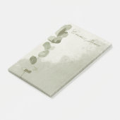 Elegant Eucalyptus Leaf Post-it® Notes (Schuin)