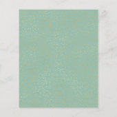 Elegant Eucalyptus Leaves Baby Name Race game (Achterkant)