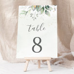 Elegant Eucalyptus Leaves Greenery Gold Wedding Kaart<br><div class="desc">Mooie trouwnummers met waterverf eucalyptus en goudbladeren. Ideale keuze voor buitenbruiloften.</div>