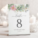 Elegant Eucalyptus Leaves Greenery Gold Wedding Kaart<br><div class="desc">Mooie trouwtafels met roze florale waterverf eucalyptus en goudbladeren.</div>