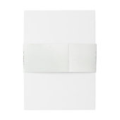 Elegant Eucalyptus Leaves Greenery Gold Wedding Uitnodigingen Wikkel (Achterkant Voorbeeld)