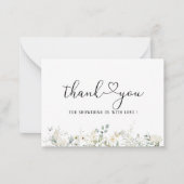 Elegant Eucalyptus Leaves Greenery Note Kaart Notitiekaartje (Voorkant)