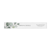 Elegant Eucalyptus Leaves Return Address (Individueel)