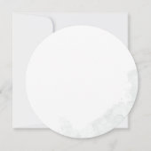 Elegant Eucalyptus Minimalistisch Vrijgezellenfees Kaart (Achterkant)