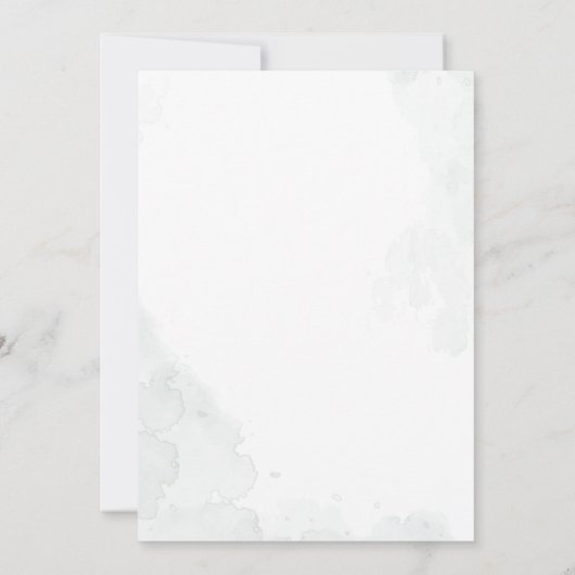 Elegant Eucalyptus Minimalistisch Vrijgezellenfees Kaart (Achterkant)