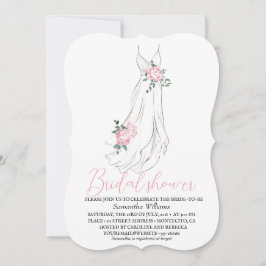 Elegant Eucalyptus Peonies Floral Bridal Shower  Kaart