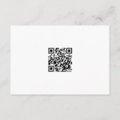 Elegant Eucalyptus Peonies Wedding RSVP (QR-code) (Achterkant)