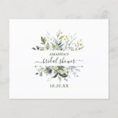 Elegant Eucalyptus raden hoeveel gamekaart Flyer (Achterkant)