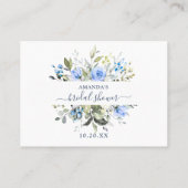 Elegant Eucalyptus raden hoeveel gamekaart Visitekaartje (Achterkant)