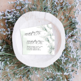 Elegant Eucalyptus Recipe voor de Bride Informatiekaartje