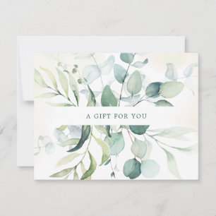 Elegant Eucalyptus Rustige Cadeaubon