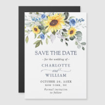Elegant Eucalyptus Save the Date Magnetic Card