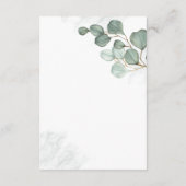 Elegant Eucalyptus Simple Website - Details Informatiekaartje (Achterkant)