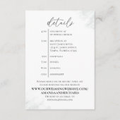 Elegant Eucalyptus Simple Website - Tijdstip met d Informatiekaartje (Voorkant)