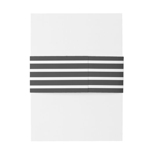 Elegant Eucalyptus Stripes Weddenschap Monogram Uitnodigingen Wikkel (Achterkant Voorbeeld)