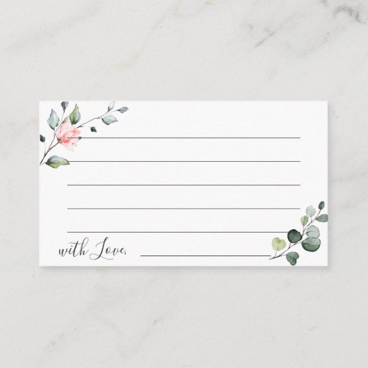 Elegant Eucalyptus Vrijgezellenfeest Datum nacht i Advieskaart (Achterkant)