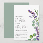 Elegant eucalyptus Vrijgezellenfeest Kaart (Voorkant / Achterkant)