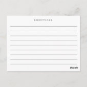 Elegant Eucalyptus Vrijgezellenfeest Recipcard Briefkaart (Achterkant)