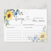 Elegant Eucalyptus Vrijgezellenfeest Recipcard Briefkaart (Voorkant)