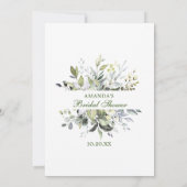 Elegant Eucalyptus Vrijgezellenfeest spel Kaart (Achterkant)