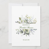 Elegant Eucalyptus Vrijgezellenfeest spel Kaart (Achterkant)