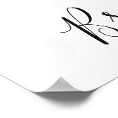 Elegant Eucalyptus VRIJGEZELLENFEEST Welkom Poster (Hoek)