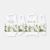 Elegant Eucalyptus Waterverf Greenery Bedankdoosjes (Uitgevouwen)