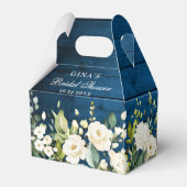 Elegant Eucalyptus Waterverf Greenery Favor Box Bedankdoosjes (Achterkant)