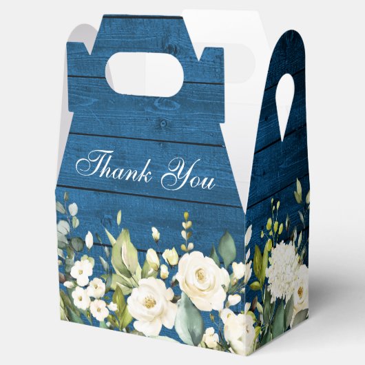 Elegant Eucalyptus Waterverf Greenery Favor Box Bedankdoosjes (Geopend)