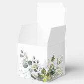 Elegant Eucalyptus Waterverf Greenery Wedding Bedankdoosjes (Geopend)