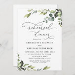 Elegant Eucalyptus Waterverf REHEARSAL DINNER Kaart<br><div class="desc">Creëer de perfecte REHEARSAL DINNER nodigt met deze "Waterverf Eucalyptus Greenery"-sjabloon uit. Dit ontwerp van hoge kwaliteit is eenvoudig aan te passen aan uw trouwkleuren, -stijlen en -thema. Voor verdere aanpassing, te klikken gelieve de "pas verder"verbinding aan en ons ontwerphulpmiddel te gebruiken om deze sjabloon te wijzigen. Neem contact met...</div>