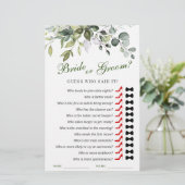 Elegant Eucalyptus Waterverf Vrijgezellenfeest Gam (Staand voorkant)