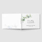 Elegant Eucalyptus Waterverf Weddenschap Gastenboek (Volledig)