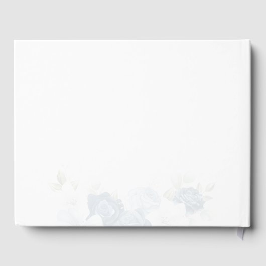 Elegant Eucalyptus Waterverf Weddenschap Gastenboek (Achterkant)