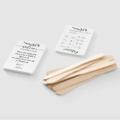 Elegant Eucalyptus Waterverf Wedding Programme Handwaaier (Niet-gemonteerd)