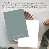 Elegant Eucalyptus Waterverf Wedding Vellum Uitnodigingen