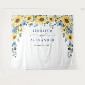 Elegant Eucalyptus Weddenschap Foto Booth Backdrop Wandkleed (Voorkant (horizontaal))