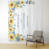 Elegant Eucalyptus Weddenschap Foto Booth Backdrop Wandkleed (In situ)