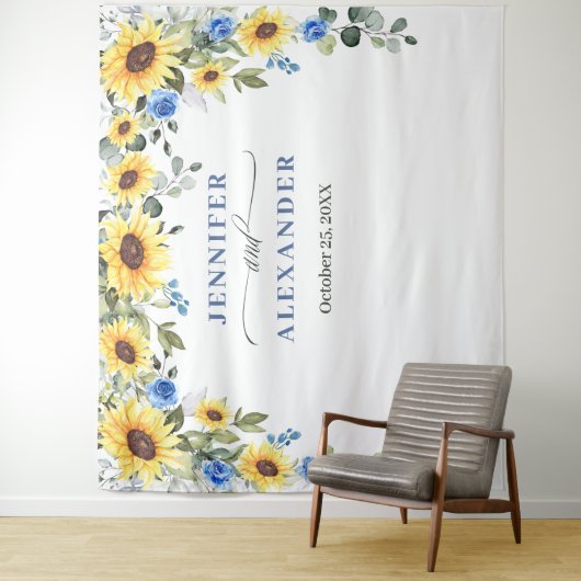 Elegant Eucalyptus Weddenschap Foto Booth Backdrop Wandkleed (In situ)