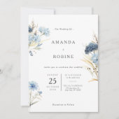 Elegant Eucalyptus Weddenschap Kaart (Voorkant)