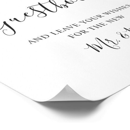 Elegant Eucalyptus Weddenschap Ons Guestbook Poster (Hoek)