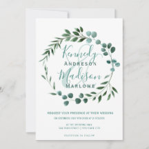 Elegant Eucalyptus Wedding Ampersand