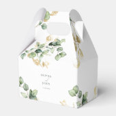 Elegant Eucalyptus Wedding Bedankdoosjes (Voorkant Zijde)