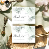 Elegant Eucalyptus Wedding Bedankkaart