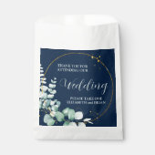 Elegant Eucalyptus Wedding Bedankzakje (Voorkant)