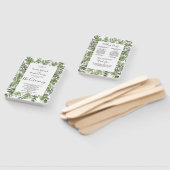 Elegant Eucalyptus Wedding Ceremony Program Hand Handwaaier (Niet-gemonteerd)