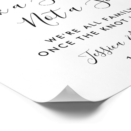 Elegant Eucalyptus Wedding Ceremony Seating Poster (Hoek)